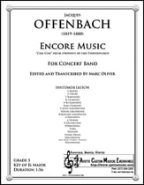 Encore Music: Can-Can from Orpheus in the Underworld Concert Band sheet music cover
